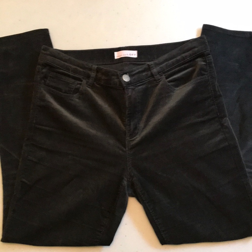 Loft modern skinny corduroy pants